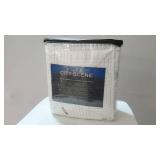 City Scene Maze White Quilt Set, King