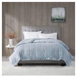 Madison Park Windom King Down Alternative Blanket, Microfiber with 3M Scotchgard moisture management treatment Bedding