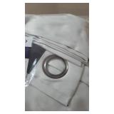 Lot of 2 Pearl - 52" x 120"- Sun Zero Oslo Total Blackout Grommet Curtain Panels