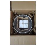 StyleCraft Blue Bay Ceramic Table Lamp - Beige Hardback Fabric Shade- Retail:$122.99