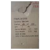 StyleCraft Blue Bay Ceramic Table Lamp - Beige Hardback Fabric Shade- Retail:$122.99