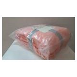 Laura Ashley Coral Cotton 3-piece Quilt Set- Retail:$109.98