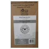 FirsTime & Co. Numeral Farmhouse Windmill Clock, Plastic, 24 x 2 x 24 in, American Designed