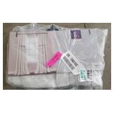 Lush Decor Linen Button Single Panel Window Curtain