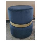 !nspire Violet Velvet Ottoman