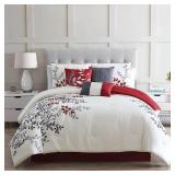 Riverbrook Home Pemberton 7 Piece Embroidered Comforter Set- Retail:$149.49