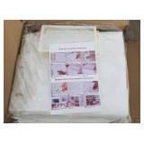 12/24/36 Pack Clear Plastic Stackable Shoe Storage Boxes White- Retail:$76.98