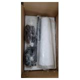 Nuvo Alondra 1-Light 4" Mini Pendant w/ Clear Glass in Black Finish