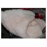 Sedona House Flannel to Sherpa Throw Blanket - Dye Has Bled Onto White Of Blanket