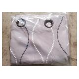 Textured Swirl 52" x 84" Curtain Set