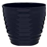 Lot of 2 14" Beehive Planters, Navy