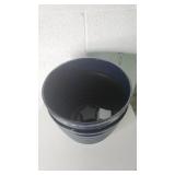 Lot of 2 14" Beehive Planters, Navy