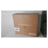 Louis Parisian Metal/Frosted Glass LED Vanity, Gold by JONATHAN Y- Retail:$99.99