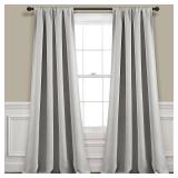Lush Decor Insulated Grommet Blackout Curtain Panel Pair. 52×108"
