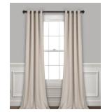 Lush Decor Insulated Grommet Blackout Curtain Panel Pair. 52×108"