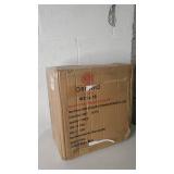 Round Velvet Storage Ottoman with Tray Top Table, 15×18"