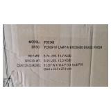 Rhom Framed Pendant in Brass - 8 Inch - 8 Inch