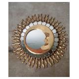 NOVICA Handmade Cuzco Eclipse Wood Mirror (Peru) - 7.75 " W x 7.75" H- Retail:$195.49