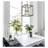 Twink Modern Artistic Black Gold 4-light Geometric Sputnik Pendant Lights - Black & Gold - L12"xW12"xH16"- Retail:$239.99