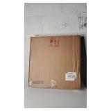 Kate and Laurel Marmora Wood and Metal Round Tray - 18" diameter- Retail:$78.98