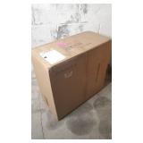 Modern Vintage Farmhouse 3-Light Gold Stripes Wood Chandelier Ceiling Pendant for Living, Dining Room - D20" x H8"- Retail:$277.49