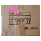 Modern Vintage Farmhouse 3-Light Gold Stripes Wood Chandelier Ceiling Pendant for Living, Dining Room - D20" x H8"- Retail:$277.49