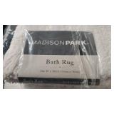 Lot of 2 Madison Park Spa Cotton Reversible Bath Rugs, 20×30"
