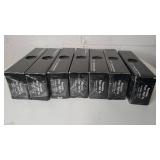 Lot of 7 Boxes = 70 Tiles Total- SomerTile 1.75 x 7-Inch Victorian Soho Chevron Matte Grey Porcelain Floor and Wall Tile