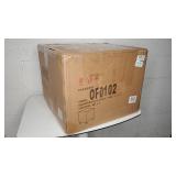 Adeco Simple British Style Cube Ottoman Footstool, 16x16x16, Heather Gray