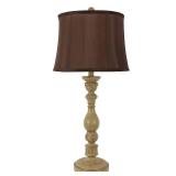 Dora Distressed Resin Table Lamp