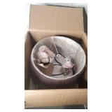 Dora Distressed Resin Table Lamp