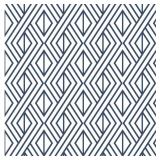 Lot of 2 Rolls of NextWall Navy Diamond Geometric Peel and Stick Removable Wallpaper - 20.5 in. W x 18 ft. L