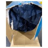 Bedsure Sherpa Fleece Blankets Twin Size - Navy Blue Thick Fuzzy Warm Soft Twin Blanket for Bed, 60x80 Inches