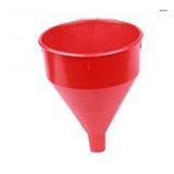 WirthCo 32006 Funnel King Red Safety Funnel with Screen/Strainer Funnel for Oil, Fuel, Gas, and Automotive