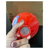 WirthCo 32006 Funnel King Red Safety Funnel with Screen/Strainer Funnel for Oil, Fuel, Gas, and Automotive