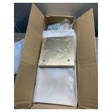 Vincidern 4PCs Wedding Flower Rack, Iron Flower Stand, Geometric Vase Column Stand, Flower Display Rack, Rectangular Frame Box for Wedding Party Decoration