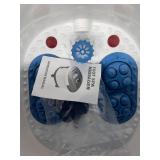 Foot Spa Bath Massager with Heat, Bubbles, 16 Pedicure Shiatsu Roller Massage Points, Frequency Conversion Power Saving, Adjustable Time & Temperature, LED Display, Drainage Pipe