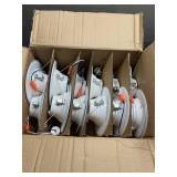 Sunco Lighting 12 Pack 5/6 Inch LED Recessed Downlight, Smooth Trim, Dimmable