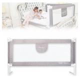 Bed Rail for Toddlers 69" L, Infants Safety Bed Guardrail, Baby Protector Rail with Breathable Fabric