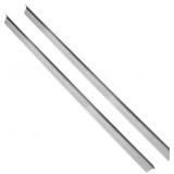 Vance 20-3/4 Inch Long Stainless Steel Counter Trim Kit for Backless or Slide-in Stoves | 2 Pack | Oven Gap Filler