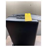 LEVEL8 Luminous Textured Carry-On Luggage, 20 inch Hardshell Suitcase, Lightweight PC Textured Hardside Spinner Trolley for Luggage, TSA Approved Cabin Luggage