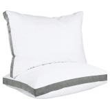 Utopia Bedding Gusseted Pillow (2-Pack) Premium Quality Bed Pillows