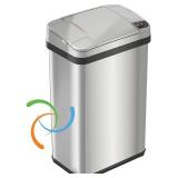 iTouchless 4 Gallon Trash Can with AbsorbX Odor Filter and Lemon Fragrance