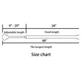 H.VERSAILTEX Window Curtain Rods for Windows 28 to 48 Inches Adjustable