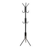 Mind Reader Standing Metal Coat Rack Hat Hanger 11 Hook