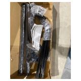 Mind Reader Standing Metal Coat Rack Hat Hanger 11 Hook