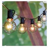 Brightown Outdoor Patio String Lights-100Ft G40 Backyard Lights