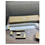 Bathroom Hardware Set 24-Inch Towel Bar,2pcs Towel Hook,Toilet Paper Holder,Hand Towel Holder Stainless Steel Brushed Gold Bathroom Accessories