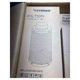 VIVOSUN Air Filtration Kit: 6 Inch 440 CFM Inline Fan, 6
