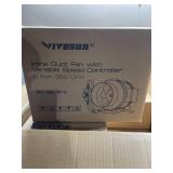 VIVOSUN Air Filtration Kit: 6 Inch 440 CFM Inline Fan, 6
